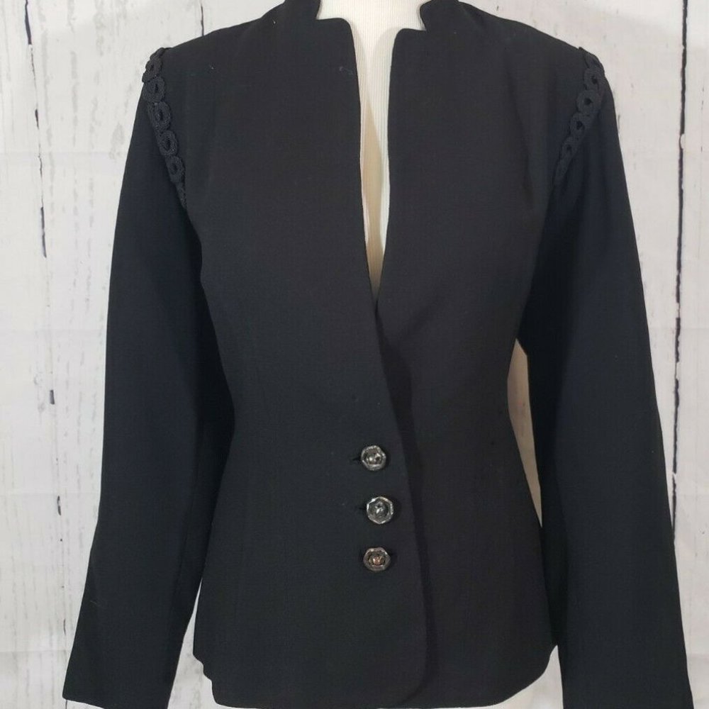 VTG 50s Memphis Lowenstein's Black Womens Blazer